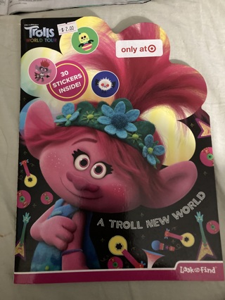 A Troll New World sticker book (New # 4)