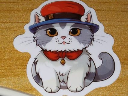 Cat Cute vinyl sticker no refunds regular mail only Very nice win 2 or more get bonus
