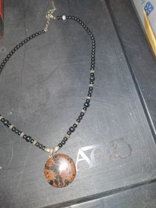 Sterling signed napier gemstone necklace