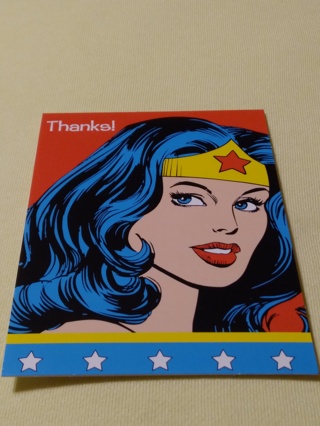 Thanks! Notecard - Wonder Woman