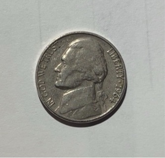 1964 D JEFFERSON MEMORIAL NICKEL 