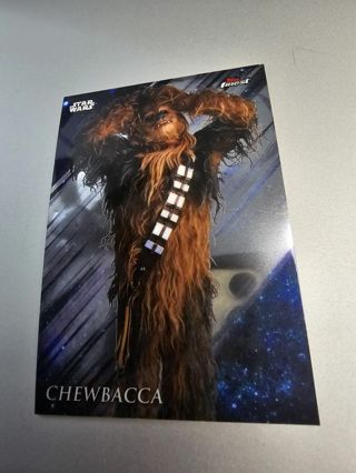 2018 Star Wars Chewbacca card Topps Finest