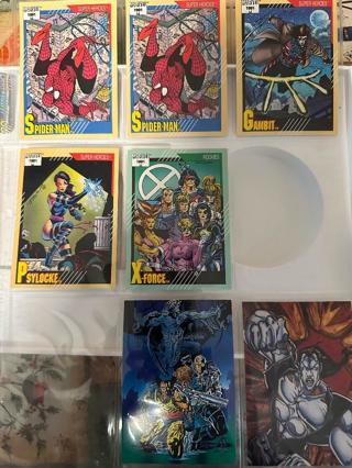 7 Marvel Trading: Cards 90's era