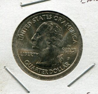 2009 P U.S. Puerto Rico Quarter Error-Die Crack-B.U.