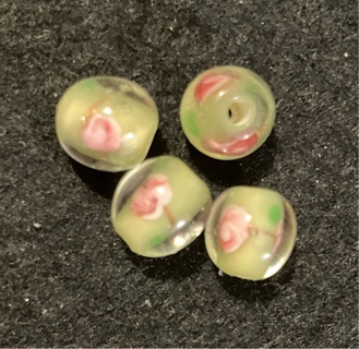 4 Lampwork Beads