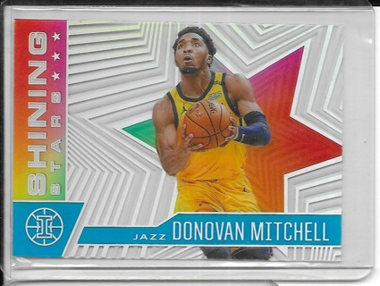 Donovan Mitchell 2020-21 Illusions Shining Stars Sapphire #8