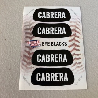 2013 Panini Triple Play - Eye Blacks #6 Miguel Cabrera