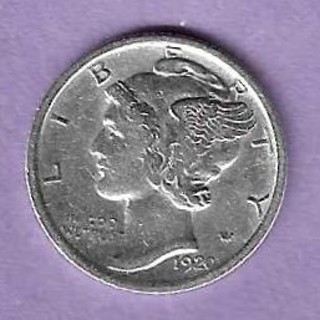 Fantastic Find 1920 Mercury Dime 90% Silver U.S. 10 Cent Coin