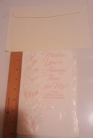 Happy Birthday Card for Mother, with Envelope