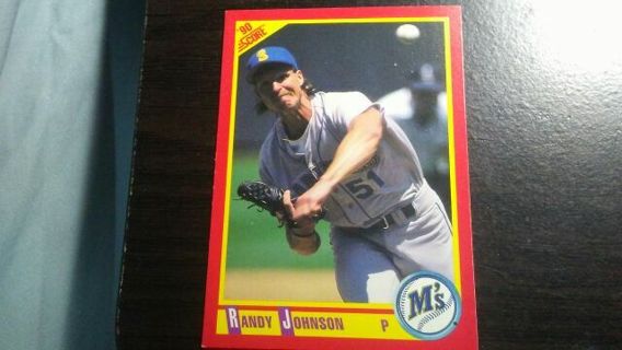 1990 SCORE RANDY JOHNSON SEATTLE MARINERS BASEBALL CARD# 415