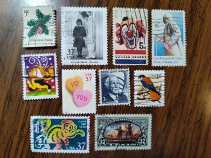 CANCELLED USA STAMPS