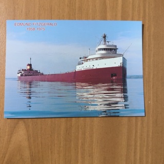 Edmund Fitzgerald Post Card (B)