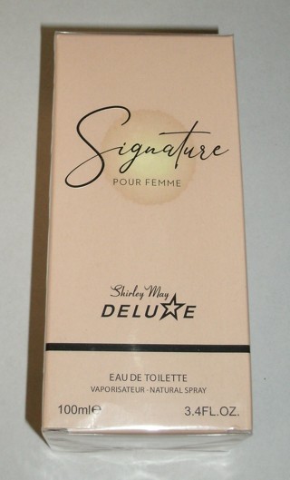 SIGNATURE women's perfume 3.4 oz spray by SHIRLEY MAY DELUXE