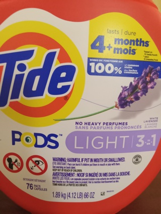 Tide lot  pods more 