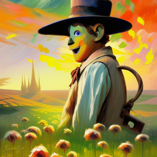 Listia Digital Collectible: The Scarecrow in the Poppy Field