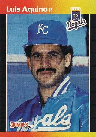 Tradingcard - 1989 Donruss #534 - Luis Aquino DP, VAR - Kansas City Royals 