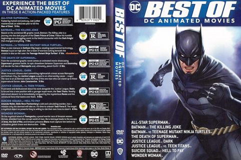 New,Best of DC Animated Movies (DVD)