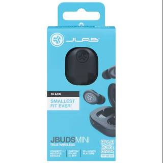 JLab JBuds Mini True Wireless Earbuds - Black - BRAND NEW