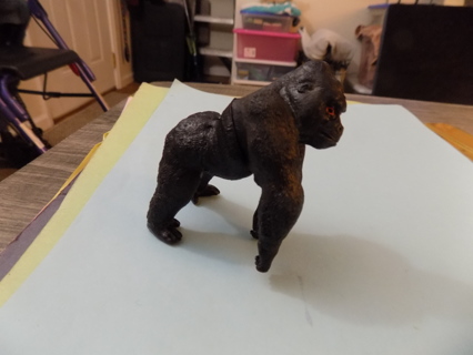 3 1/2 inch tall very well made gorilla