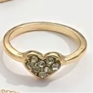 << Heart ring >>New!! Golden shade 