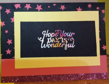 BN HOPE YOUR DAY IS WONDERFUL CARD HAND CRAFTED