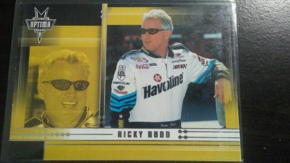 2002 NASCAR/PRESSPASS OPTIMA RICKY RUDD RACING CARD# 24