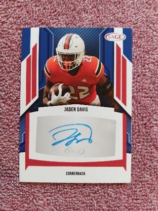 Cards(R) Jaden Davis (Red) Autograph