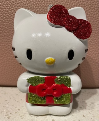 Christmas glitter collectible 2013 Sanrio Hello Kitty ornament for Christmas 