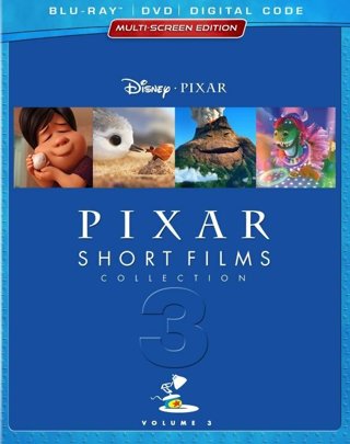 Pixar Short Film Collection: Volume 3 Blu Ray DVD ONLY ( From Combo)