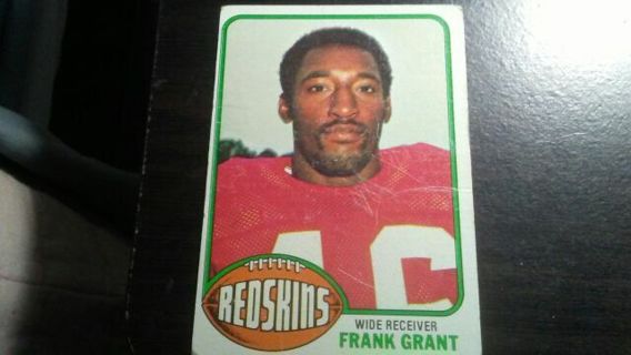 1976 TOPPS FRANK GRANT WASHINGTON REDSKINS FOOTBALL CARD# 151