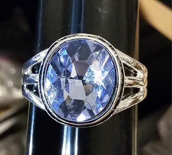 Aquamarine Blue Zircon Ring