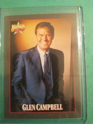 Glen Campbell card free shipping