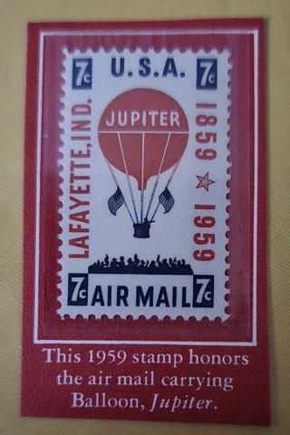 One Mint .07 Jupiter Balloon US Postage Stamp