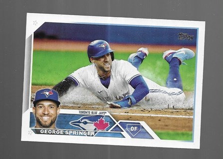 2023 TOPPS GEORGE SPRINGER #414