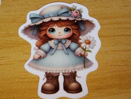 Girl new one vinyl sticker no refunds regular mail Very nice quality win 2 or more get bonus