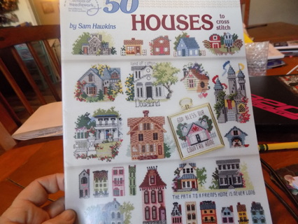 50 Houses to Cross stitch vintage1992 by Sam Hawkins