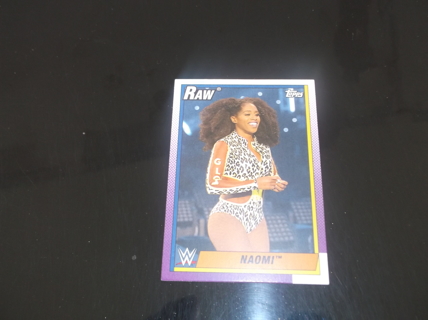 wwe  2021 Topps Heritage   divas  Naomi   card  #   29