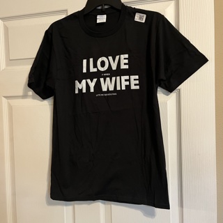 Men's Wife Golf Graphic Black T Shirt - Size S - Brand New! 