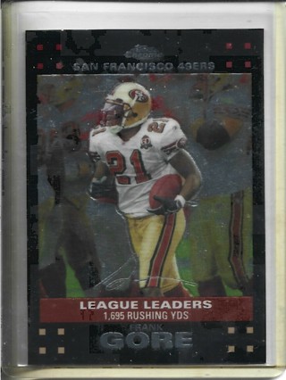 2007 Topps Frank Gore  NFL Football Card 