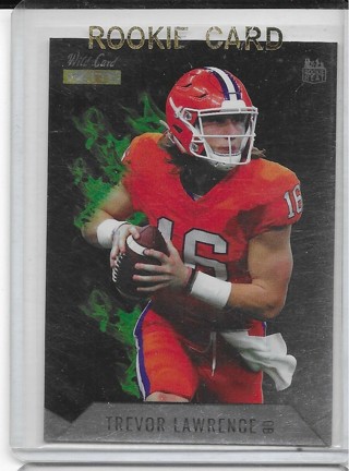 Trevor Lawrence 2021 Wild Card Matte Rookie Heat #MRHR1