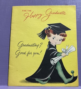 Vintage Graduate Card