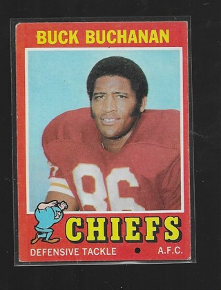 1971 TOPPS BUCK BUCHANAN #13