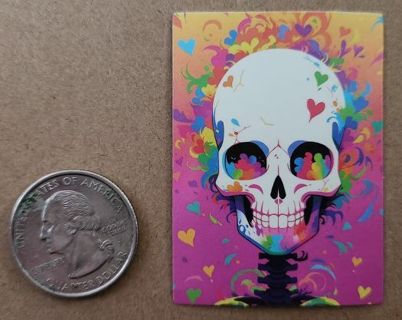Colorful Skeleton Sticker