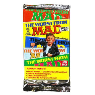 MAD MAGAZINE BOOSTER PACK 1992 MAD MAGAZINE Trading Cards Alfred E. Neuman