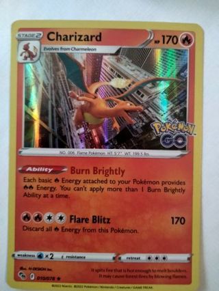 Charizard 010/078 rare holo nm pokemon