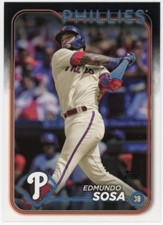 2024 Topps #562 Edmundo Sosa Philadelphia Phillies Baseball Card