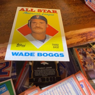 1988 topps all star wade Boggs baseball card 