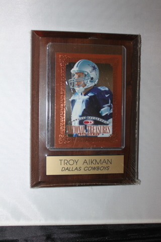 TROY AIKMAN,FRAMED CARD