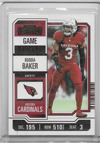 Budda Baker 2023 Contenders Game Ticket Bronze #1