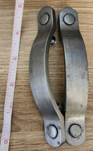 Lot of 2 - Stainless 5" Handles for drawers or cabinets??